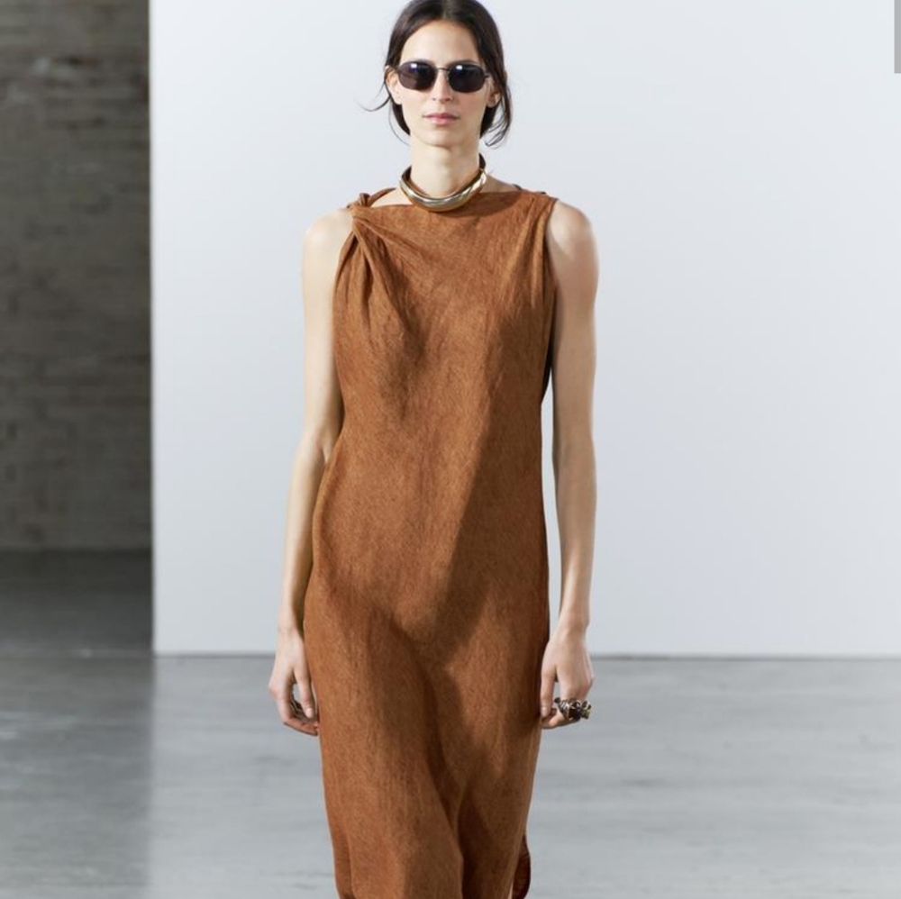 Zara linen dress